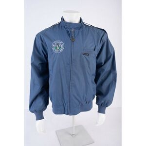 Members Only Mens Golf is My Bag Blue Jacket Coat